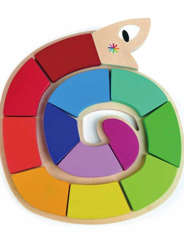 數學區-樂樂蛇彩虹拼圖