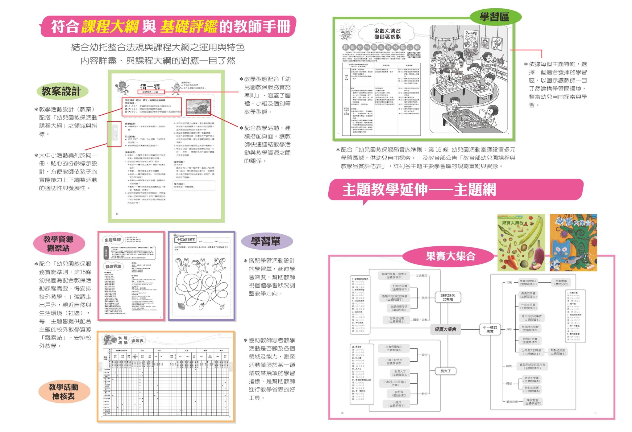 《快樂上學去》學齡前幼兒園教案|小班中班大班教師手冊 – 親親文化事業有限公司 KissNature|幼兒教材|繪本|童書|生態影片|自然科學書籍